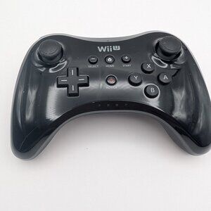 Nintendo Wii U Official OEM Wireless Pro Controller Black WUP-005